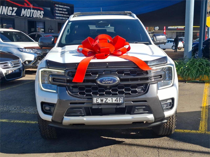 2022 Ford Ranger PY 2022MY Wildtrak FullTime 4WD DR White 10 Speed Sports Automatic Dual Cab62934706964994111