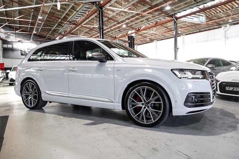 2018 Audi SQ7 4M MY18 TDI Tiptronic Quattro White 8 Speed Sports Automatic Wagon62933706517251112