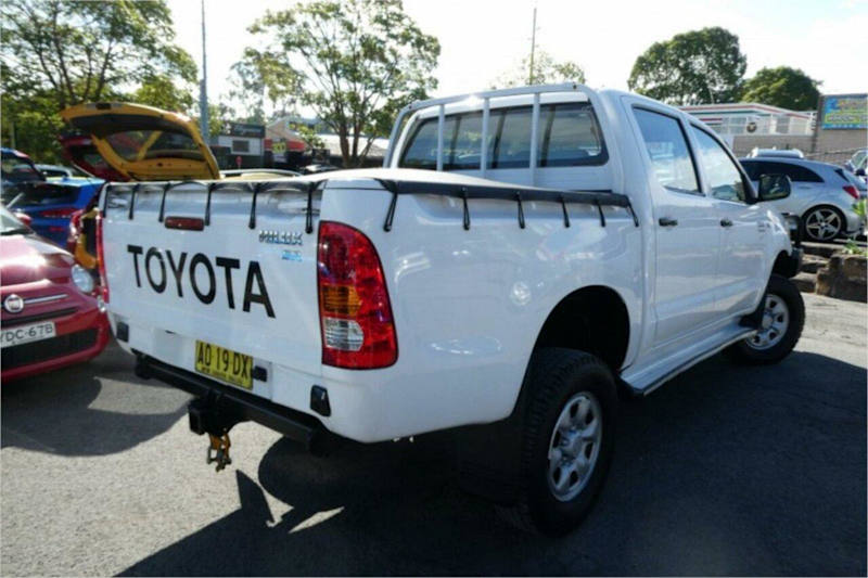 2007 Toyota Hilux KUN26R 06 Upgrade SR (4x4) White 5 Speed Manual Dual Cab Pick-up62936661590146112