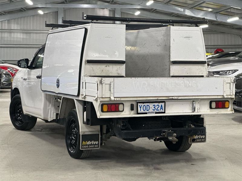 2019 Toyota Hilux TGN121R Workmate 4x2 White 5 Speed Manual Cab Chassis62935682136579111