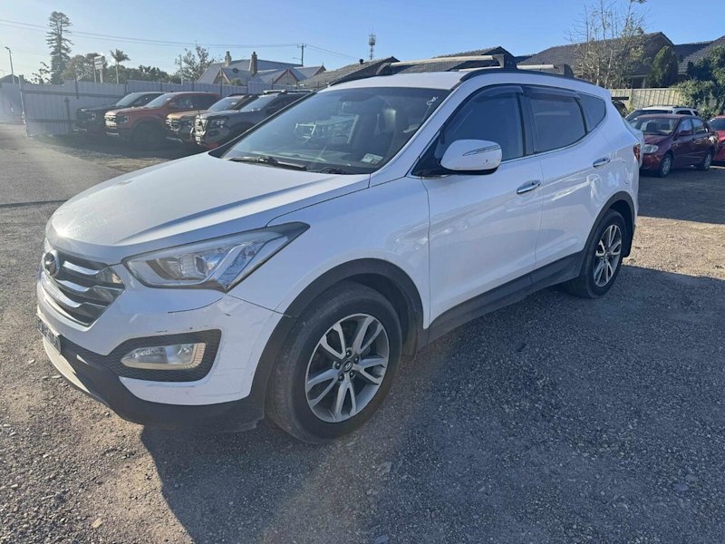 2016 Hyundai Santa Fe DM3 MY16 Active White 6 Speed Sports Automatic Wagon62933714780675113
