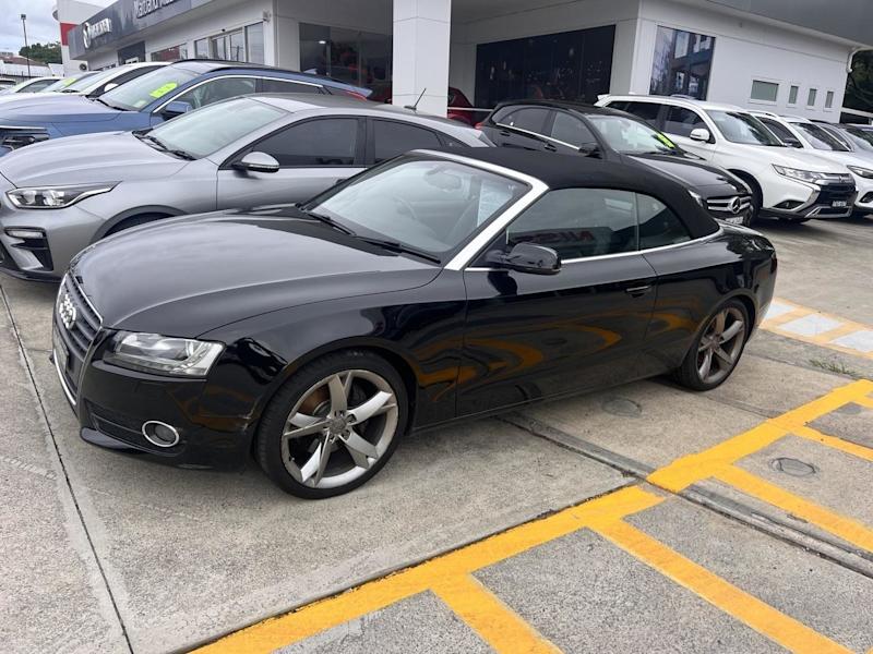2010 Audi A5 8T MY10 S Tronic Quattro Black 7 Speed Sports Automatic Dual Clutch Cabriolet62936660455554111