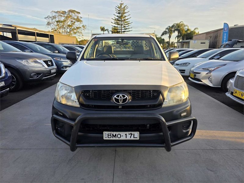 2009 Toyota Hilux TGN16R MY10 Workmate 4x2 White 4 Speed Automatic Cab Chassis62935689315971111