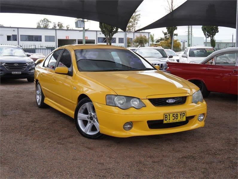 2004 Ford Falcon BA Mk II XR8 Yellow 6 Speed Manual Sedan62933711120643110