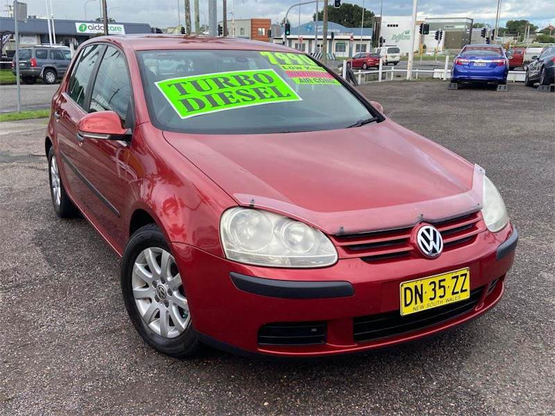 2007 Volkswagen Golf 1K MY08 Upgrade 2.0 TDI Comfortline Red 6 Speed Direct Shift Hatchback62882772707201111