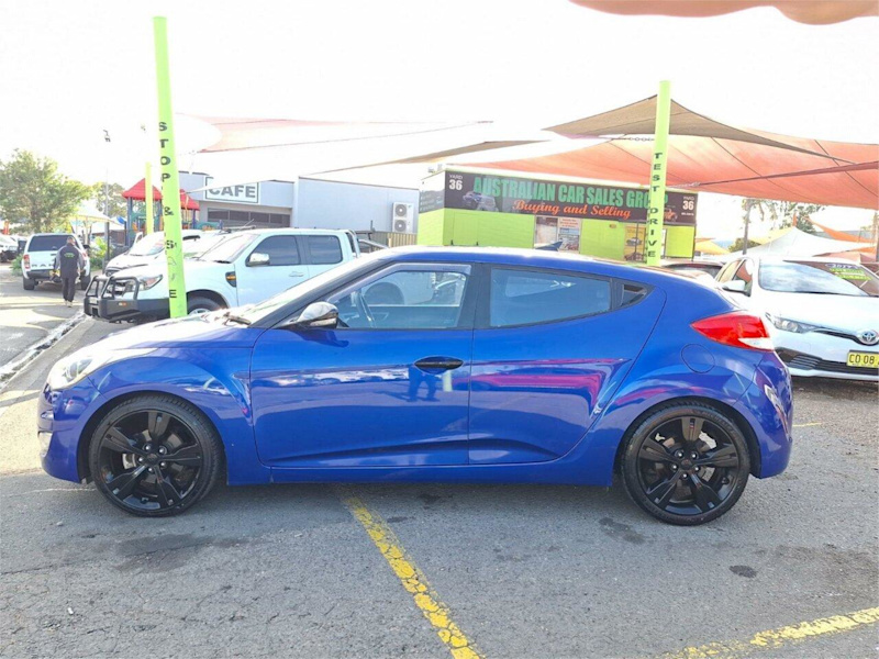 2013 Hyundai Veloster FS2 + Coupe D-CT Blue 6 Speed Sports Automatic Dual Clutch Hatchback62882731065218113