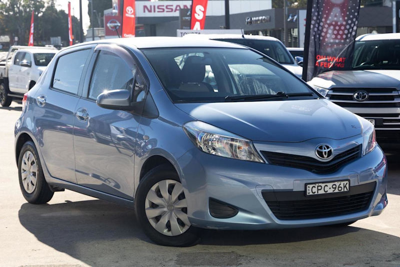 2013 Toyota Yaris NCP130R YR Blue 4 Speed Automatic Hatchback62932714335873110