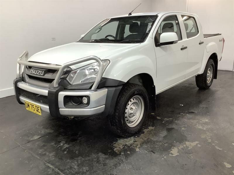 2019 Isuzu D-MAX TF MY19 SX (4x4) White 6 Speed Automatic Crew Cab Chassis62882773020417111