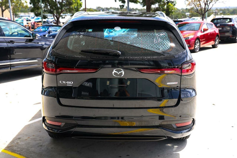 2024 Mazda CX-80 KL D50e Skyactiv-Drive i-ACTIV AWD GT Jet Black 8 Speed Sports Automatic Wagon62882734238337114