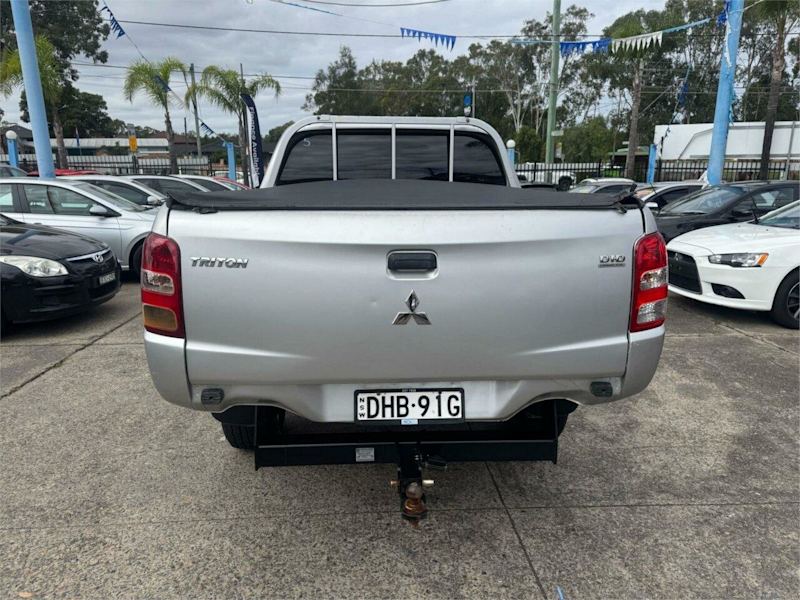 2016 Mitsubishi Triton MQ MY16 GLX Double Cab Silver, Chrome 5 Speed Sports Automatic Utility62933708984450114