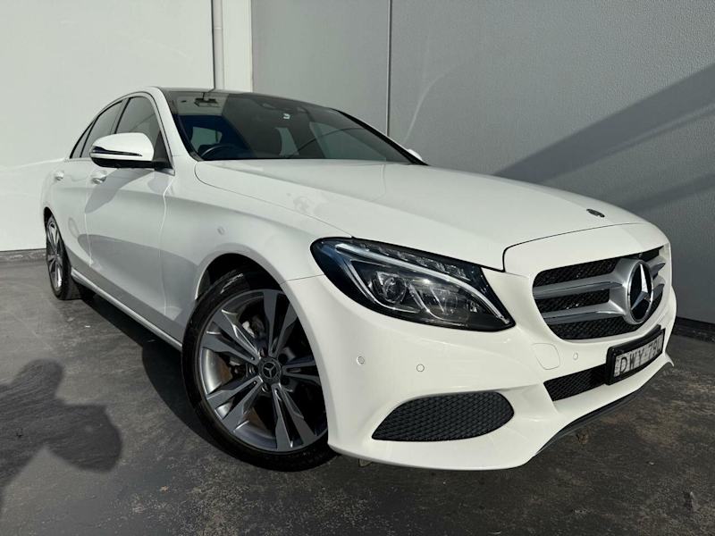 2018 Mercedes-Benz C-Class W205 808MY C200 9G-Tronic White 9 Speed Sports Automatic Sedan62934704483458110