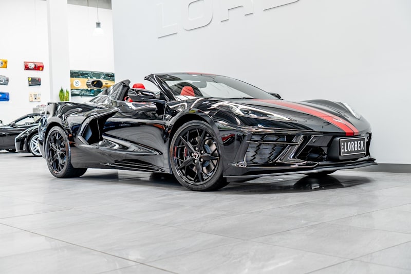 2022 Chevrolet Corvette C8 MY23 Stingray 3LT Black 8 Speed Automatic Convertible63437622681346110