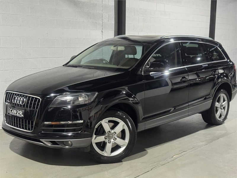 2013 Audi Q7 MY13 TDI Tiptronic Quattro Black 8 Speed Sports Automatic Wagon62882731115521110