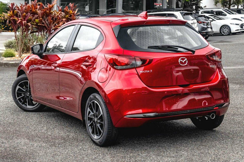 2025 Mazda 2 DJ2HAA G15 SKYACTIV-Drive GT Red 6 Speed Sports Automatic Hatchback62882728248322113