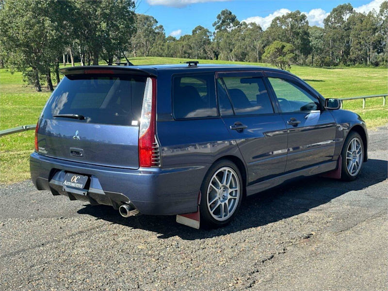 2005 Mitsubishi Lancer Evolution IX Wagon Blue Automatic Wagon62933712070146113