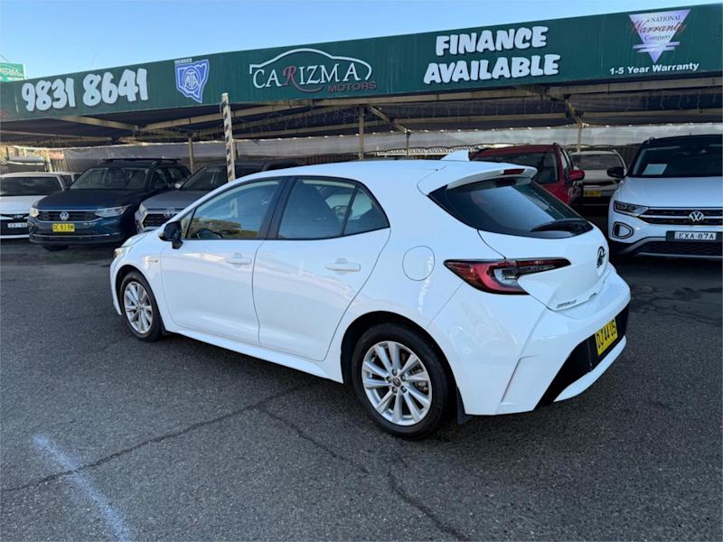 2023 Toyota Corolla ZWE219R Ascent Sport Hybrid White Continuous Variable Hatchback62933709264129112