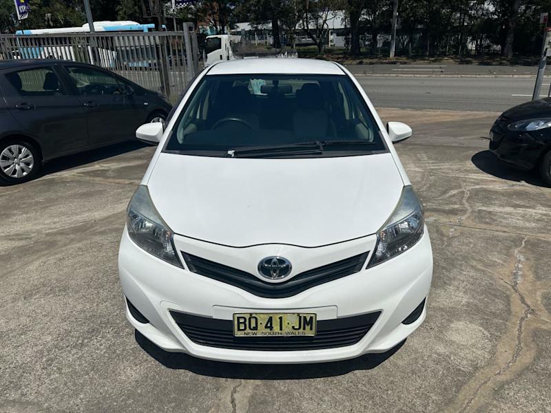 2012 Toyota Yaris YRS NCP131R White Automatic Hatchback62933706669825113
