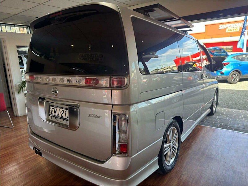2009 Nissan Elgrand E51 Silver 5 Speed Automatic Wagon62937624612354113