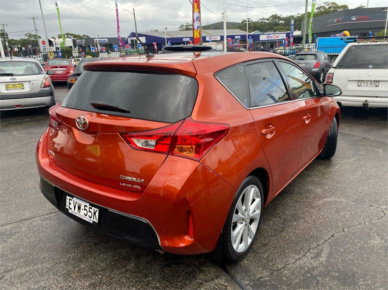 2014 Toyota Corolla ZRE182R Levin ZR Orange 7 Speed CVT Auto Sequential Hatchback62885349218307114