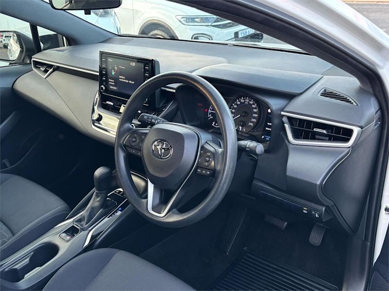 2019 Toyota Corolla ZWE211R Ascent Sport E-CVT Hybrid White 1 Speed Constant Variable Hatchback62936662672131114