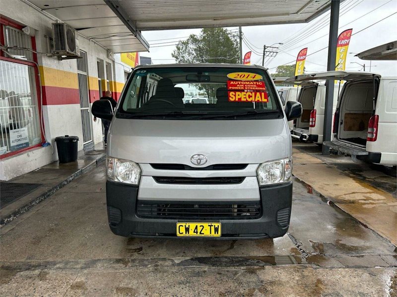 2014 Toyota HiAce TRH201R MY12 Upgrade LWB Silver, Chrome 4 Speed Automatic Van62932714276995110