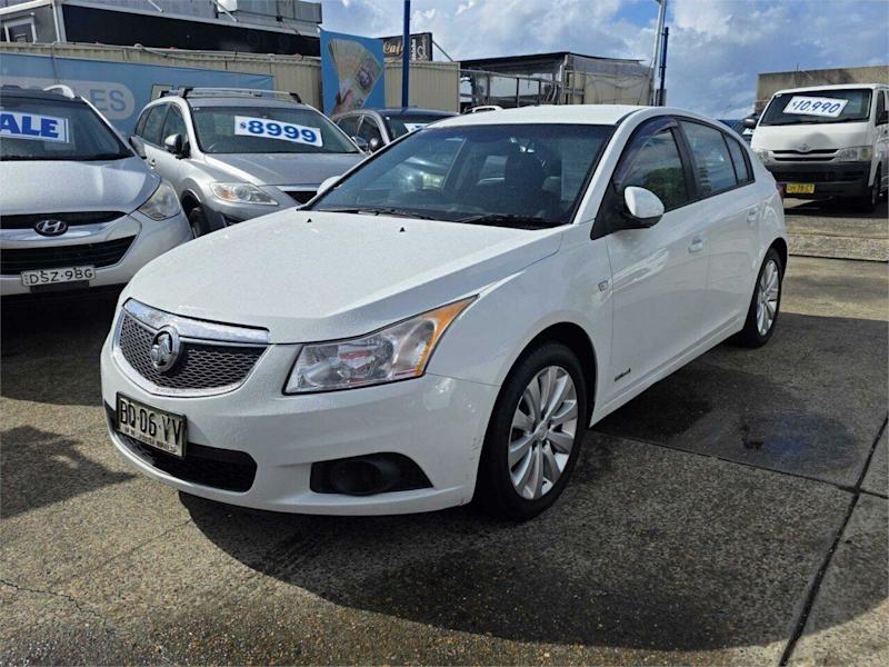 2012 Holden Cruze JH MY12 CD White 6 Speed Automatic Hatchback62882772048514112