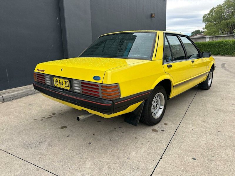 1985 Ford Falcon XF GL Yellow 4 Speed Manual Sedan62933708279041112