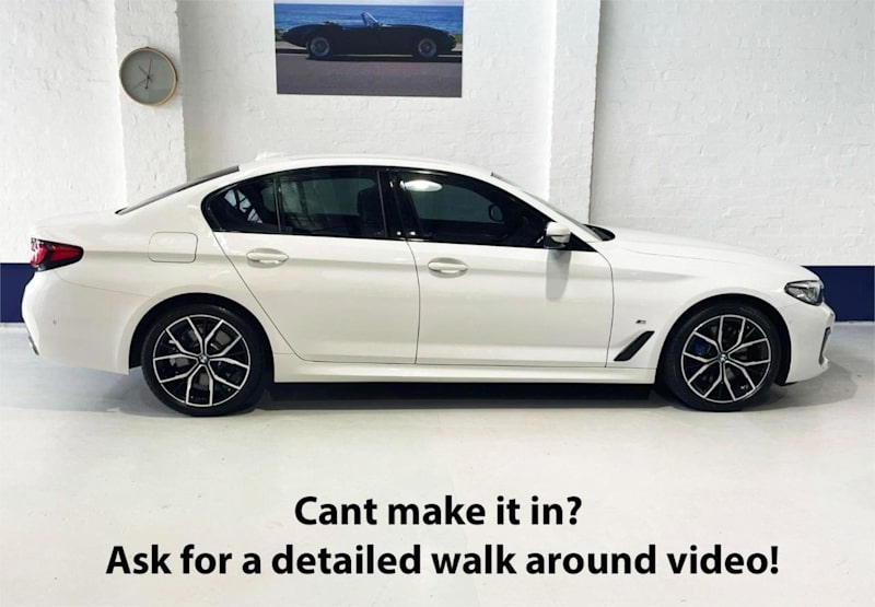 2022 BMW 5 Series G30 LCI 530d Steptronic M Sport White 8 Speed Sports Automatic Sedan62935683853570113