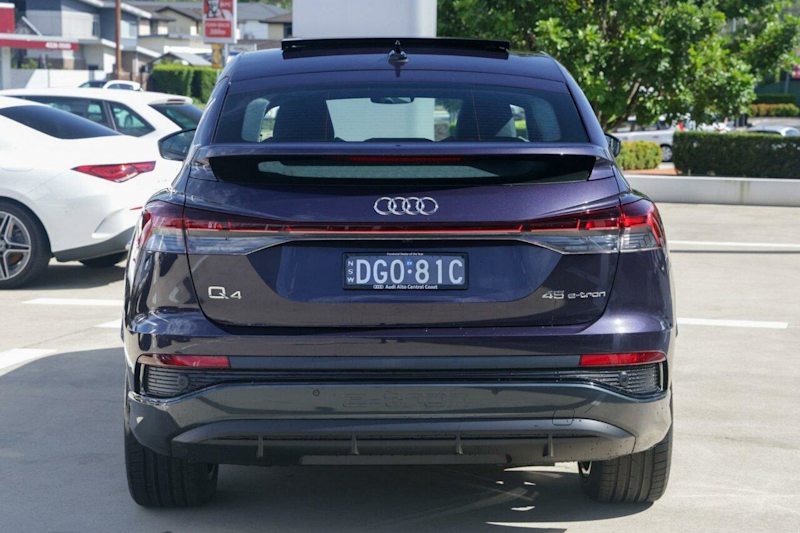 2025 Audi Q4 E-Tron F4 MY25 45 Sportback Purple 1 Speed Reduction Gear Wagon62937623202817112