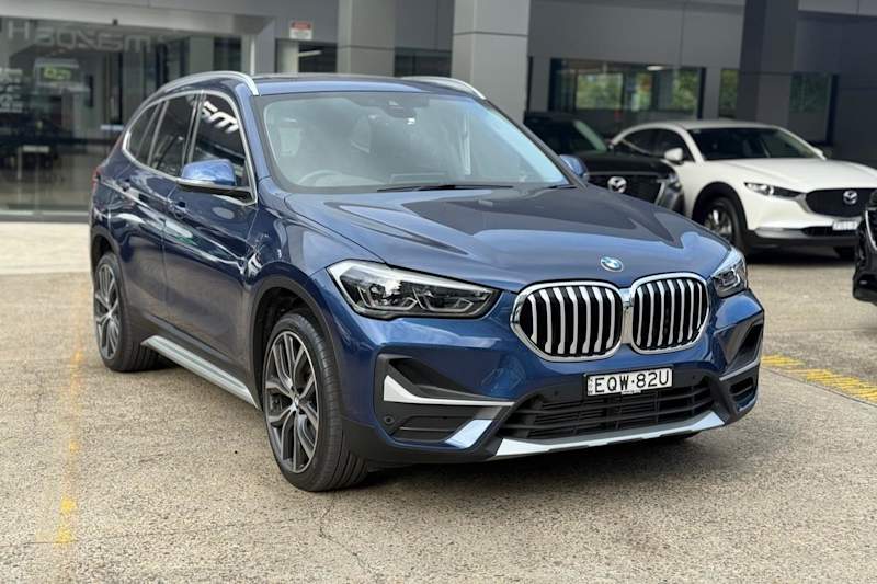 2021 BMW X1 F48 LCI xDrive25i Steptronic AWD Blue 8 Speed Sports Automatic Wagon62932713430273110