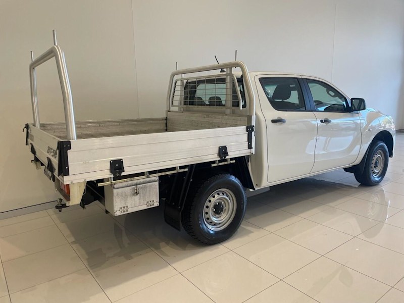 2019 Mazda BT-50 UR0YG1 XT 4x2 Hi-Rider Cool White 6 Speed Sports Automatic Cab Chassis62937625473923112