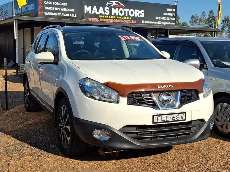 2014 Nissan Dualis J10 MY13 +2 TI-L (4x4) White 6 Speed CVT Auto Sequential Wagon629337130493461112