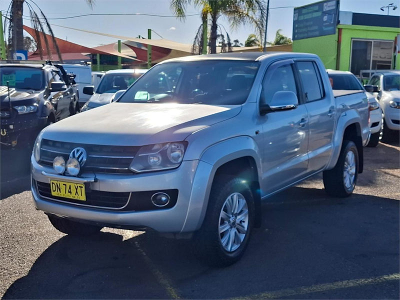 2012 Volkswagen Amarok 2H MY12 TDI400 4Mot Highline Silver 6 Speed Manual Utility62935692829955112