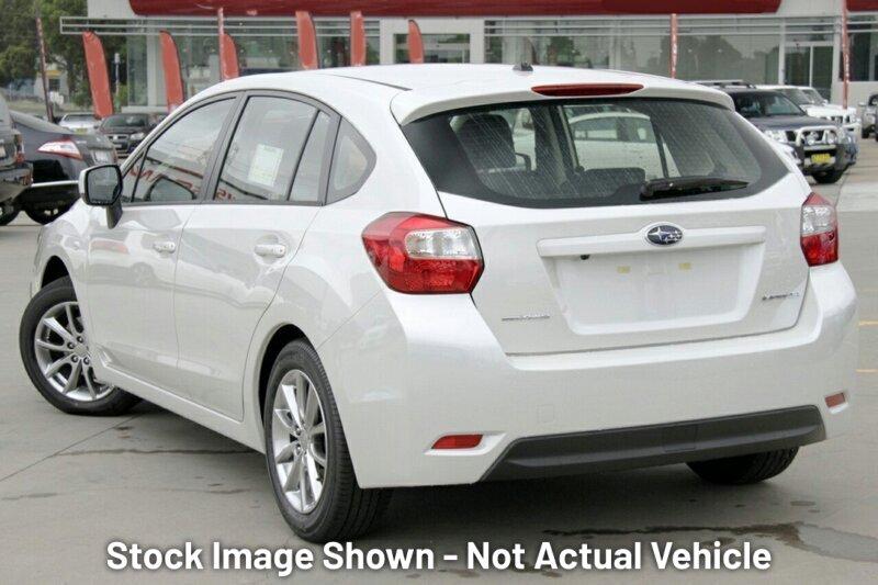2014 Subaru Impreza G4 MY14 2.0i Lineartronic AWD Luxury Crystal White Pearl 6 Speed62935692106371112
