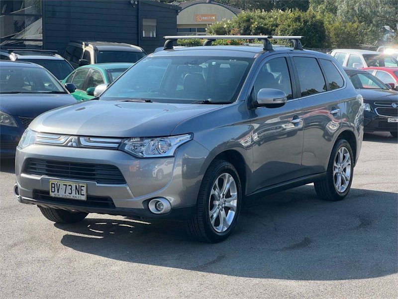 2013 Mitsubishi Outlander ZJ Aspire (4x4) Grey Continuous Variable Wagon62938584217730112