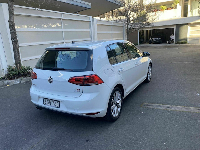 2014 Volkswagen Golf VII MY15 103TSI DSG Highline White 7 Speed Sports Automatic Dual Clutch63437623763713113