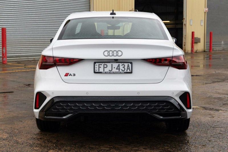 2025 Audi A3 8Y GY MY25 35 TFSI S Tronic S Line White 7 Speed Sports Automatic Dual Clutch Sedan62933712493187112