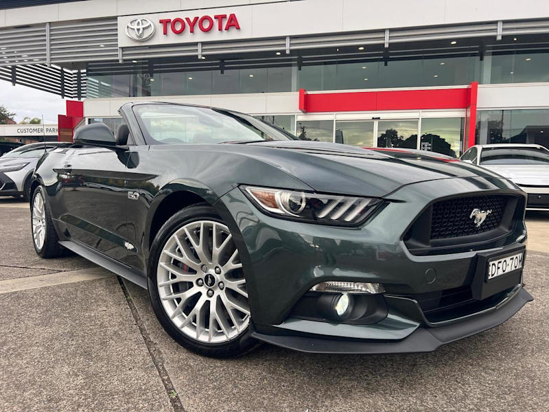 2016 Ford Mustang FM GT SelectShift Green 6 Speed Sports Automatic Convertible62934695475202110