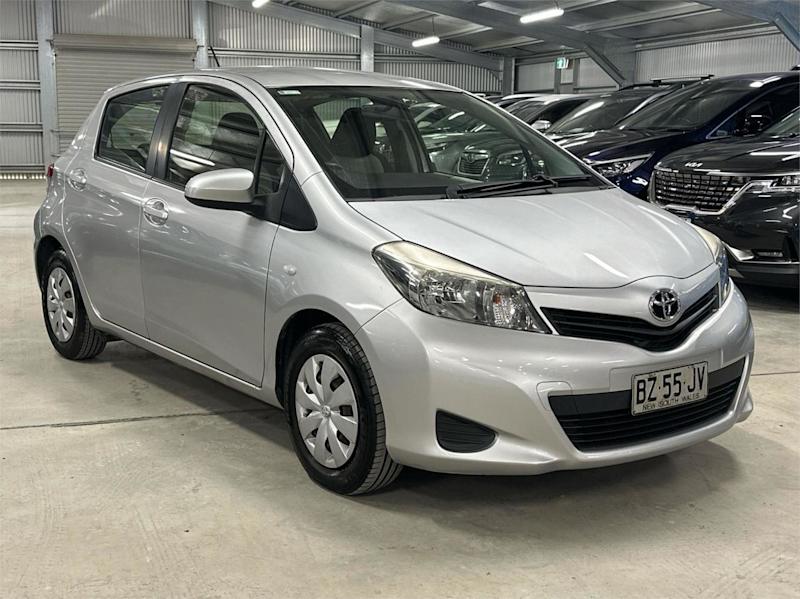 2014 Toyota Yaris NCP130R YR Silver 4 Speed Automatic Hatchback62937623597825114