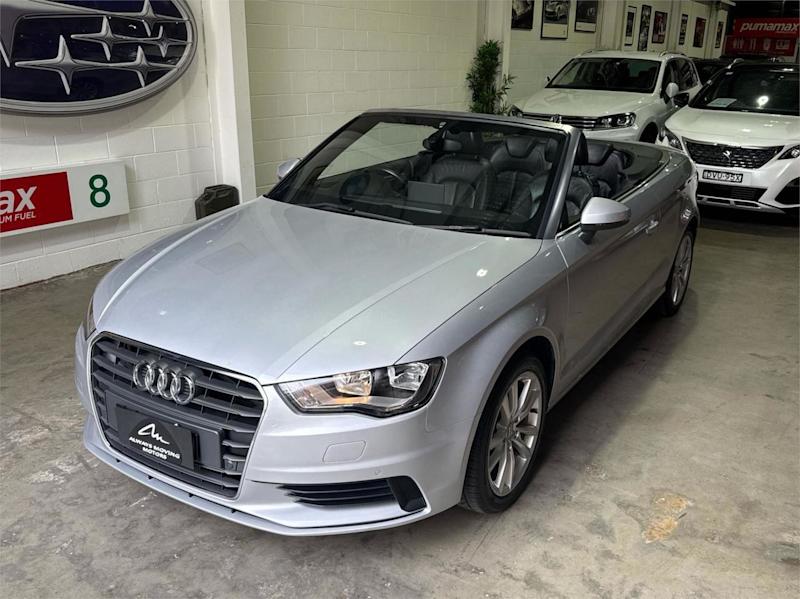 2014 Audi A3 8V 1.4 TFSI Attraction CoD Silver, Chrome 7 Speed Auto Direct Shift Cabriolet62933705155458114