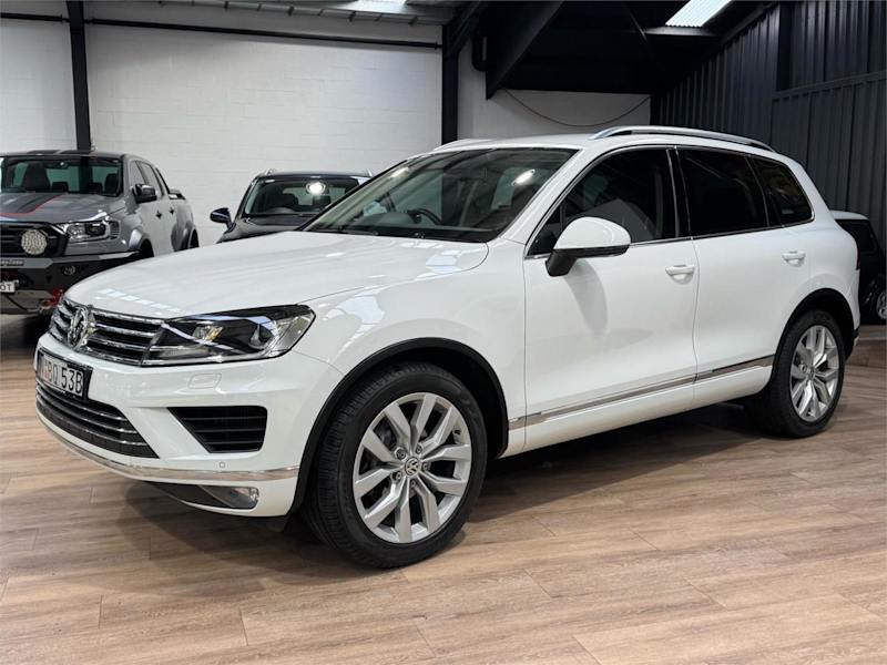 2015 Volkswagen Touareg 7P MY16 V6 TDI Tiptronic 4MOTION White 8 Speed Sports Automatic Wagon62935682123138114