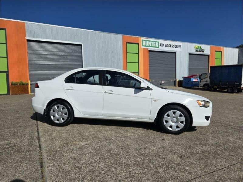 2009 Mitsubishi Lancer CJ MY10 ES White 6 Speed Constant Variable Sedan62882730364546111