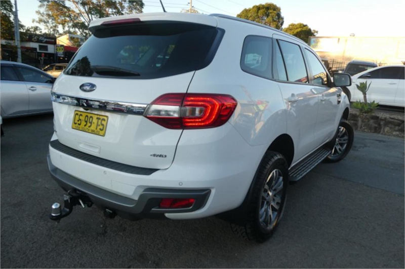 2018 Ford Everest UA II MY19 Trend (4WD 7 Seat) White 10 Speed Auto Seq Sportshift SUV62882764583427113