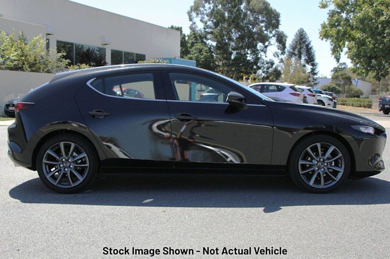 2025 Mazda 3 BP2H7A G20 SKYACTIV-Drive Touring Black 6 Speed Sports Automatic Hatchback62882770445698111