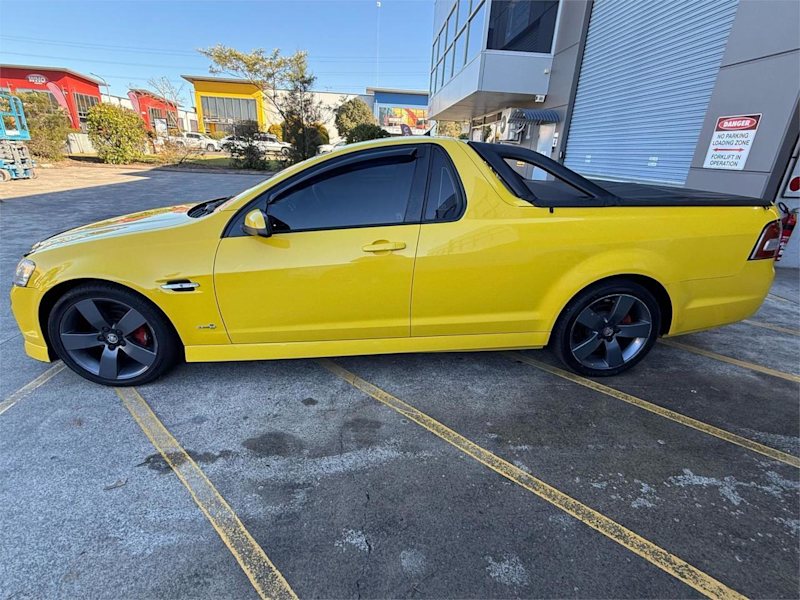 2012 Holden Commodore VE II MY12 SV6 Yellow 6 Speed Automatic Utility62882736055425113