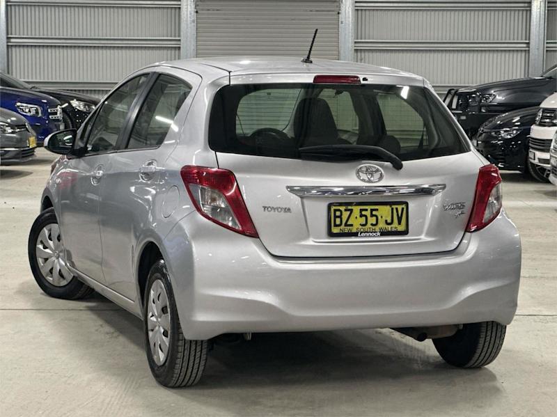 2014 Toyota Yaris NCP130R YR Silver 4 Speed Automatic Hatchback62937623597825111