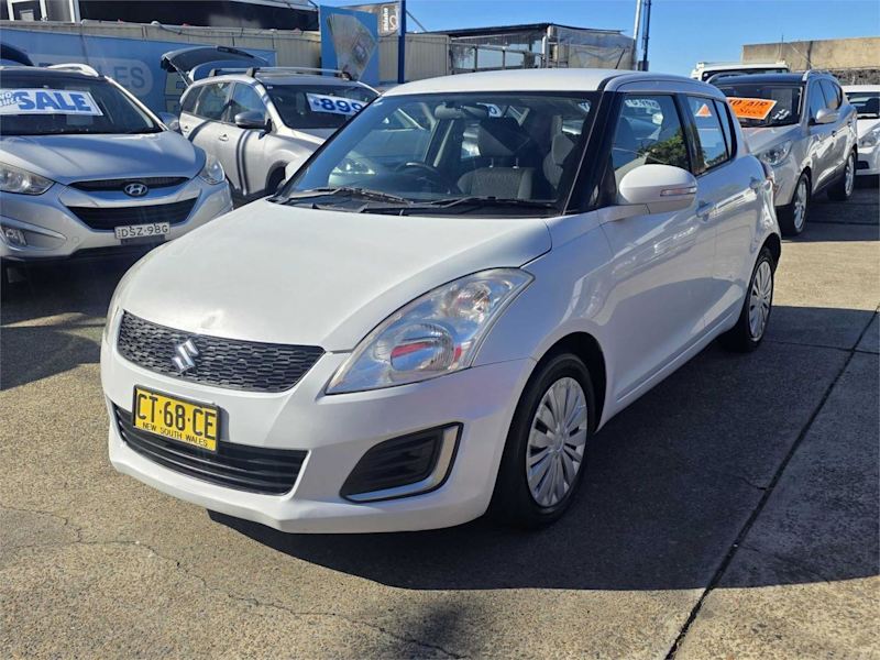 2015 Suzuki Swift FZ GL White 4 Speed Automatic Hatchback62882770907011112