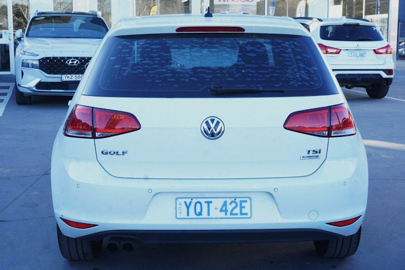 2017 Volkswagen Golf VII MY17 92TSI DSG Comfortline Pure White 7 Speed Sports Automatic Dual Clutch62935680600706114