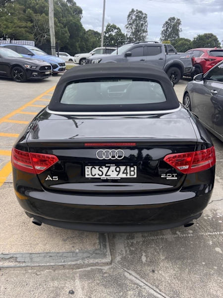 2010 Audi A5 8T MY10 S Tronic Quattro Black 7 Speed Sports Automatic Dual Clutch Cabriolet62936660455554114