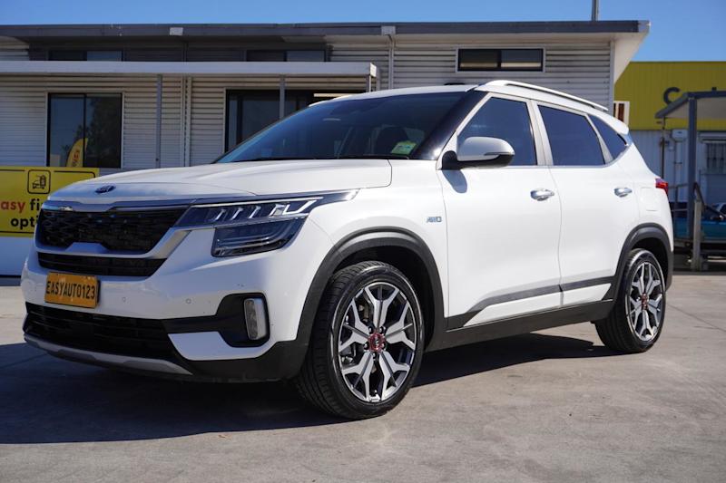 2021 Kia Seltos SP2 MY21 GT-Line DCT AWD White 7 Speed Sports Automatic Dual Clutch Wagon62935691877122112